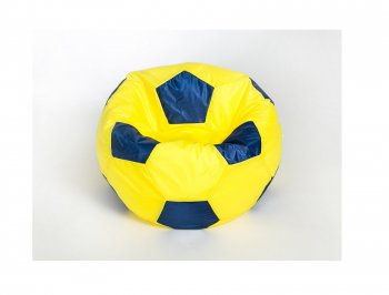 Кресло-мешок Мяч малый желто-синее в Златоусте - zlatoust.mebel-74.com | фото