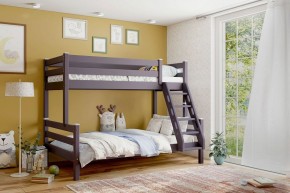 АДЕЛЬ Кровать двухъярусная с наклонной лестницей (лаванда) в Златоусте - zlatoust.mebel-74.com | фото