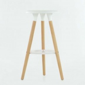 Барный стул Barneo N-19 Modern интерьерный белый в Златоусте - zlatoust.mebel-74.com | фото