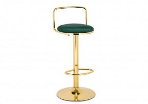 Барный стул Lusia green / gold в Златоусте - zlatoust.mebel-74.com | фото