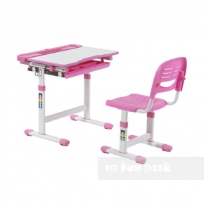 Комплект парта + стул трансформеры Cantare Pink в Златоусте - zlatoust.mebel-74.com | фото