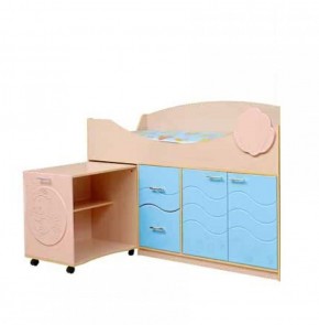 Набор мебели для детской Юниор -12.2 (700*1860) МДФ матовый в Златоусте - zlatoust.mebel-74.com | фото