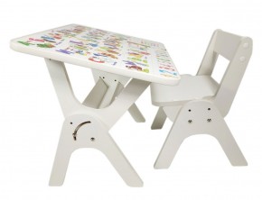 Детский растущий стол-парта и стул Я САМ "Умка" (Алфавит) в Златоусте - zlatoust.mebel-74.com | фото