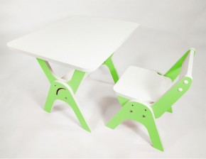Детский растущий стол-парта и стул Я САМ "Умка" (Зеленый) в Златоусте - zlatoust.mebel-74.com | фото