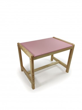 Детский растущий стол Я САМ "Лофт" (Розовый, Сосна) в Златоусте - zlatoust.mebel-74.com | фото