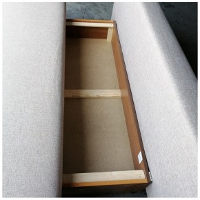 Диван-кровать Комфорт без подлокотников BALTIC AZURE (4 подушки) в Златоусте - zlatoust.mebel-74.com | фото