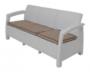 Диван Yalta Premium Sofa 3 Set (Ялта) белый (+подушки под спину) в Златоусте - zlatoust.mebel-74.com | фото