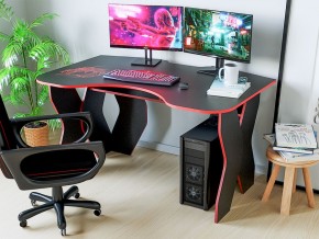 Компьютерный стол КЛ №9.0 (Черный/Красный) в Златоусте - zlatoust.mebel-74.com | фото