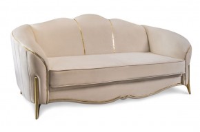 Комплект мягкой мебели Lara 3-1-1 с раскладным механизмом (бежевый/золото) в Златоусте - zlatoust.mebel-74.com | фото