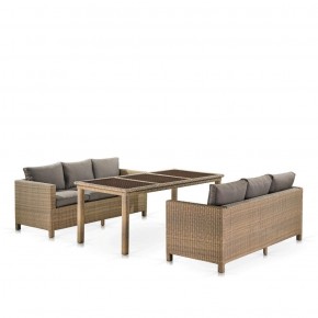 Комплект плетеной мебели T365/S65B-W65 Light Brown в Златоусте - zlatoust.mebel-74.com | фото