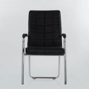 Кресло Barneo K-14 для посетителей и переговорных (черный) в Златоусте - zlatoust.mebel-74.com | фото