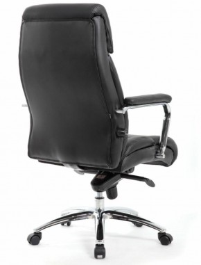 Кресло BRABIX PREMIUM "Phaeton EX-502" (кожа с компаньоном, хром, черное) 530882 в Златоусте - zlatoust.mebel-74.com | фото