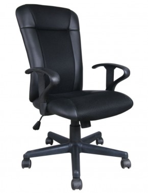 Кресло BRABIX "Optima MG-370" (экокожа/ткань, черное) 531580 в Златоусте - zlatoust.mebel-74.com | фото