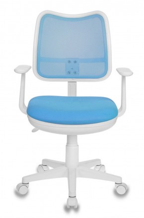Кресло детское Бюрократ CH-W797/LB/TW-55 голубой в Златоусте - zlatoust.mebel-74.com | фото