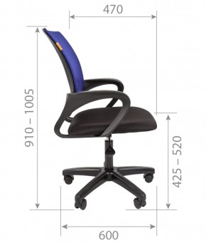 Кресло для оператора CHAIRMAN 696  LT (ткань стандарт 15-21/сетка TW-04) в Златоусте - zlatoust.mebel-74.com | фото