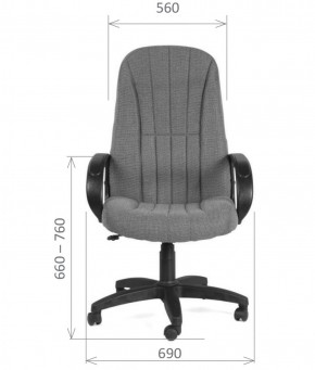 Кресло для руководителя  CHAIRMAN 685 СТ (ткань стандарт 10-356 черная) в Златоусте - zlatoust.mebel-74.com | фото