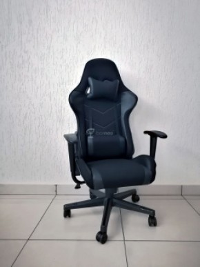 Кресло геймерское Barneo K-50 (черная сетка черные вставки) в Златоусте - zlatoust.mebel-74.com | фото