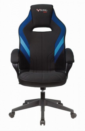 Кресло игровое Бюрократ VIKING 3 AERO BLUE черный/синий в Златоусте - zlatoust.mebel-74.com | фото
