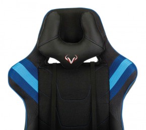 Кресло игровое Бюрократ VIKING 4 AERO BLUE черный/синий в Златоусте - zlatoust.mebel-74.com | фото