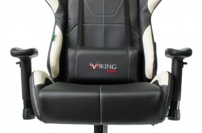 Кресло игровое Бюрократ VIKING 5 AERO WHITE черный/белый в Златоусте - zlatoust.mebel-74.com | фото