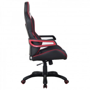 Кресло компьютерное BRABIX Nitro GM-001 (ткань/экокожа) черное, вставки красные (531816) в Златоусте - zlatoust.mebel-74.com | фото