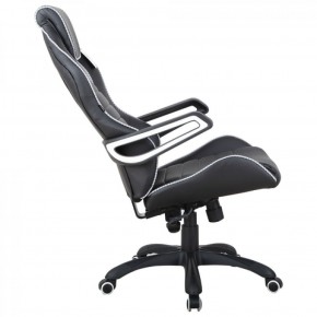 Кресло компьютерное BRABIX Techno Pro GM-003 (экокожа черное/серое, вставки серые) 531814 в Златоусте - zlatoust.mebel-74.com | фото