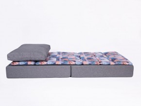 Кресло-кровать бескаркасное Харви (коричневый-геометрия браун) в Златоусте - zlatoust.mebel-74.com | фото