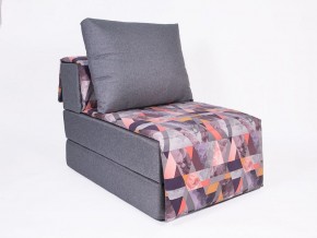 Кресло-кровать бескаркасное Харви (серый-сноу манго) в Златоусте - zlatoust.mebel-74.com | фото