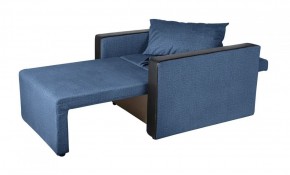 Кресло-кровать Милена с подлокотниками (синий) Велюр в Златоусте - zlatoust.mebel-74.com | фото