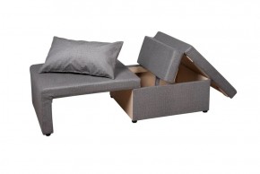 Кресло-кровать Милена (серый) Велюр в Златоусте - zlatoust.mebel-74.com | фото