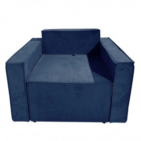 Кресло-кровать Принц КК1-ВСи (велюр синий) в Златоусте - zlatoust.mebel-74.com | фото