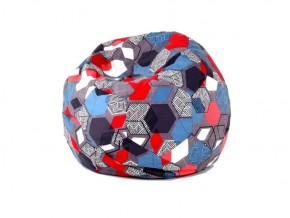 Кресло-мешок Мяч M (Geometry Slate) в Златоусте - zlatoust.mebel-74.com | фото