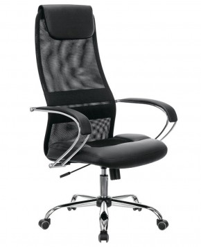 Кресло офисное BRABIX PREMIUM "Stalker EX-608 CH" (хром, ткань-сетка/кожзам, черное) 532091 в Златоусте - zlatoust.mebel-74.com | фото