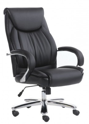 Кресло офисное BRABIX "Advance EX-575" (хром/экокожа/черное) 531825 в Златоусте - zlatoust.mebel-74.com | фото