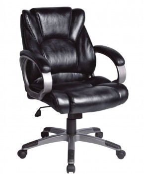 Кресло офисное BRABIX "Eldorado EX-504", экокожа, черное, 530874 в Златоусте - zlatoust.mebel-74.com | фото