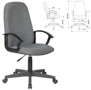 Кресло офисное BRABIX "Element EX-289", ткань, серое, 532093 в Златоусте - zlatoust.mebel-74.com | фото