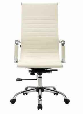 Кресло офисное BRABIX "Energy EX-509" (экокожа, хром, бежевое) 531166 в Златоусте - zlatoust.mebel-74.com | фото