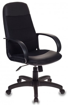 Кресло руководителя Бюрократ CH-808AXSN/LBL+TW-11 черный в Златоусте - zlatoust.mebel-74.com | фото