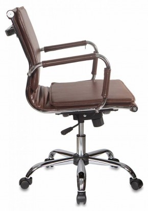 Кресло руководителя Бюрократ CH-993-LOW/BROWN коричневый в Златоусте - zlatoust.mebel-74.com | фото