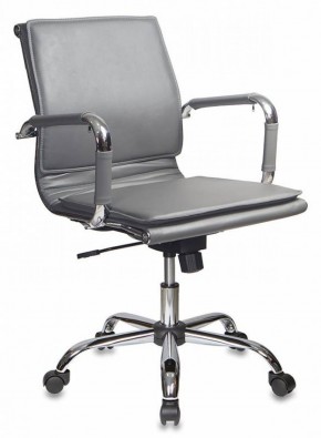 Кресло руководителя Бюрократ CH-993-LOW/GREY серый в Златоусте - zlatoust.mebel-74.com | фото