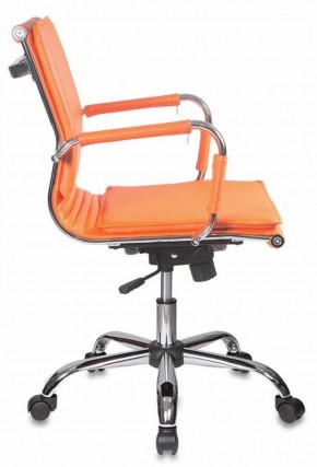 Кресло руководителя Бюрократ CH-993-LOW/ORANGE оранжевый в Златоусте - zlatoust.mebel-74.com | фото