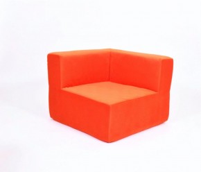 Кресло-угловое-модуль бескаркасное Тетрис 30 (Оранжевый) в Златоусте - zlatoust.mebel-74.com | фото