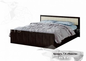 Кровать Фиеста 1400 LIGHT + Проложки LIGHT 1400 ДСП (Венге/Лоредо) в Златоусте - zlatoust.mebel-74.com | фото