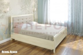 Кровать КР-1034 с мягким изголовьем в Златоусте - zlatoust.mebel-74.com | фото