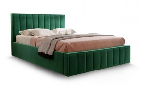 Кровать "Вена" 1600 СТАНДАРТ Вариант 1 Мора зеленый + бельевой ящик с кроватным основанием и подъемным механизмом в Златоусте - zlatoust.mebel-74.com | фото