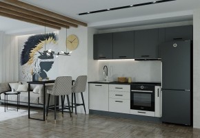 Кухонный гарнитур Лофт 2550 (Стол. 26мм) в Златоусте - zlatoust.mebel-74.com | фото