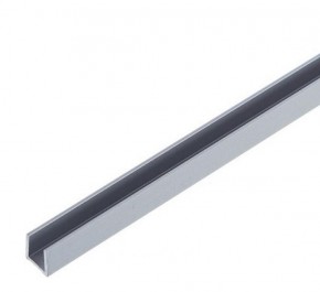 Планка для стеновой панели П-образная 4 мм (алюминий) в Златоусте - zlatoust.mebel-74.com | фото