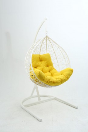 Подвесное кресло Бароло (белый/желтый) в Златоусте - zlatoust.mebel-74.com | фото
