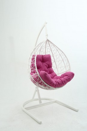 Подвесное кресло Бароло (белый/розовый) в Златоусте - zlatoust.mebel-74.com | фото