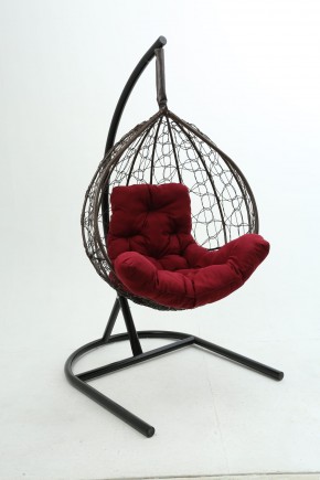 Подвесное кресло Бароло (коричневый/бордо) в Златоусте - zlatoust.mebel-74.com | фото